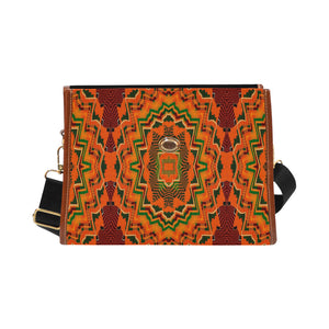 Kente 4 Waterproof Canvas Bag/All Over Print (Model 1641)