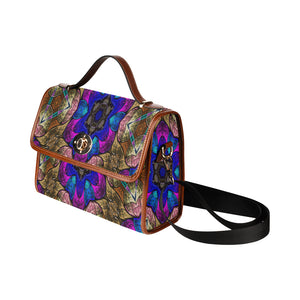 fractal 50 aa Waterproof Canvas Bag/All Over Print (Model 1641)