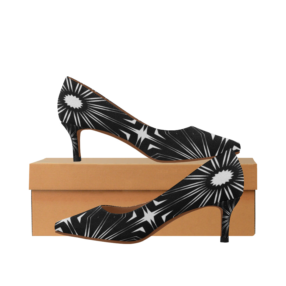 505 Women's Pointed Toe Low Heel Pumps (Model 053)