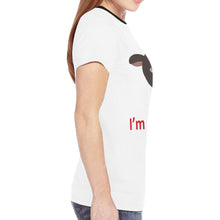 Load image into Gallery viewer, I&#39;m a Pit Bull New All Over Print T-shirt for Women (Model T45)