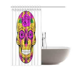 skull 10 Shower Curtain 69"x70"