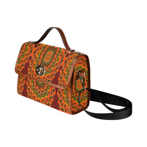 Kente 4 Waterproof Canvas Bag/All Over Print (Model 1641)