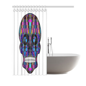 skull 3 Shower Curtain 72"x72"