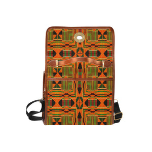 Kente 3 Waterproof Canvas Bag/All Over Print (Model 1641)