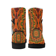 Load image into Gallery viewer, Kente 4 Unisex Single Button Snow Boots (Model 051)