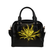 Load image into Gallery viewer, floral fract 2 yellow Shoulder Handbag (Model 1634)