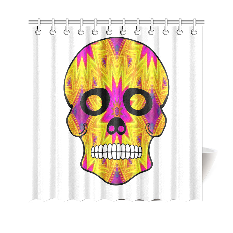 skull 7 Shower Curtain 69