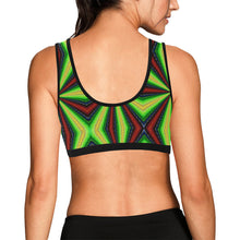 Load image into Gallery viewer, 502 Women&#39;s All Over Print Sports Bra (Model T52)