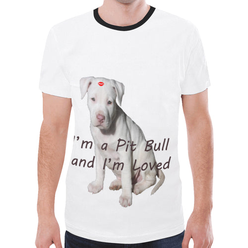 I'm a Pit Bull 2 New All Over Print T-shirt for Men (Model T45)