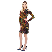 Load image into Gallery viewer, 501 Cold Shoulder Long Sleeve Dress (Model D37)