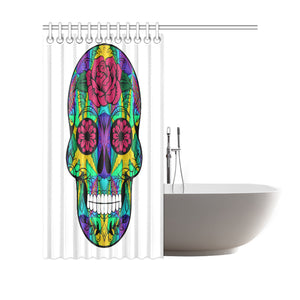 skull 12 Shower Curtain 69"x70"