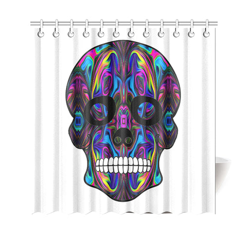 skull 4 Shower Curtain 69