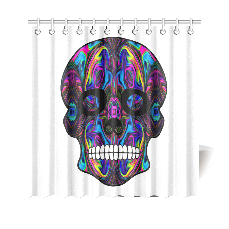 skull 4 Shower Curtain 69