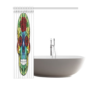 skull 13 Shower Curtain 69"x70"