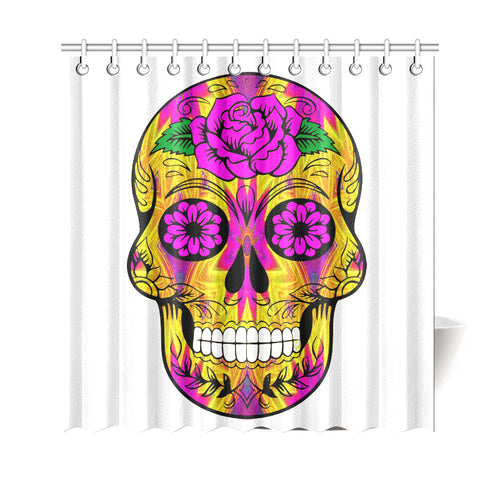 skull 10 Shower Curtain 69