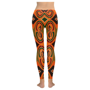 Kente 2 Low Rise Leggings (Invisible Stitch) (Model L05)