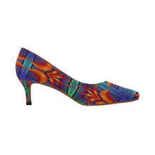 Load image into Gallery viewer, pattern 316 Women&#39;s Pointed Toe Low Heel Pumps (Model 053)