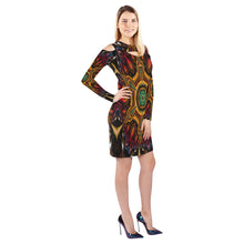 Load image into Gallery viewer, 501 Cold Shoulder Long Sleeve Dress (Model D37)