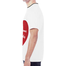 Load image into Gallery viewer, You=Awesome Me=Lucky New All Over Print T-shirt for Men (Model T45)