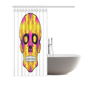 skull 7 Shower Curtain 72"x72"