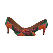 Load image into Gallery viewer, pattern 320 Women's Pointed Toe Low Heel Pumps (Model 053)