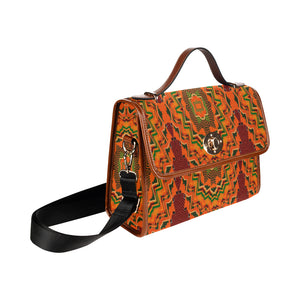 Kente 4 Waterproof Canvas Bag/All Over Print (Model 1641)