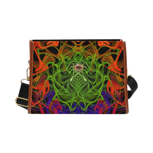 fract 18 Waterproof Canvas Bag/All Over Print (Model 1641)