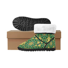 Load image into Gallery viewer, stained glass pattern 9 aa Custom High Top Kid&#39;s Snow Boots (Model 050)