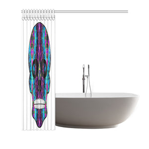 skull 6 Shower Curtain 72"x72"