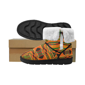 Kente 3 Unisex Single Button Snow Boots (Model 051)