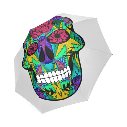 skull 12 Foldable Umbrella