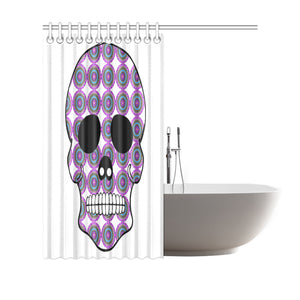 skull 2 Shower Curtain 69"x70"