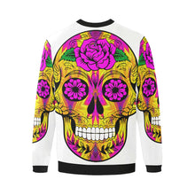 Load image into Gallery viewer, skull 10 Men&#39;s Oversized Fleece Crew Sweatshirt/Large Size(Model H18)