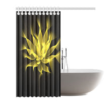 Load image into Gallery viewer, floral fract 2 yellow Shower Curtain 72"x72"