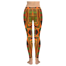 Load image into Gallery viewer, Kente 3 Low Rise Leggings (Invisible Stitch) (Model L05)