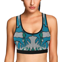 Load image into Gallery viewer, stained glass pattern 1aa Women&#39;s All Over Print Sports Bra (Model T52)