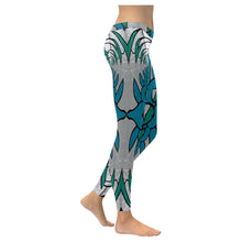 Load image into Gallery viewer, stained glass pattern 1aa Low Rise Leggings (Invisible Stitch) (Model L05)