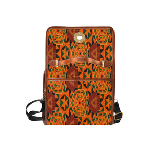 Kente 8 Waterproof Canvas Bag/All Over Print (Model 1641)