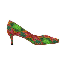Load image into Gallery viewer, pattern 313 Women's Pointed Toe Low Heel Pumps (Model 053)