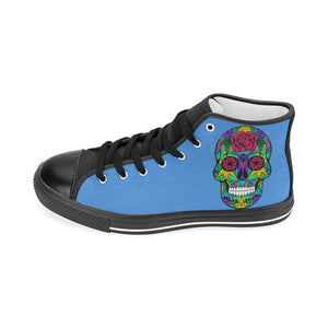 skull 12 Men’s Classic High Top Canvas Shoes (Model 017)