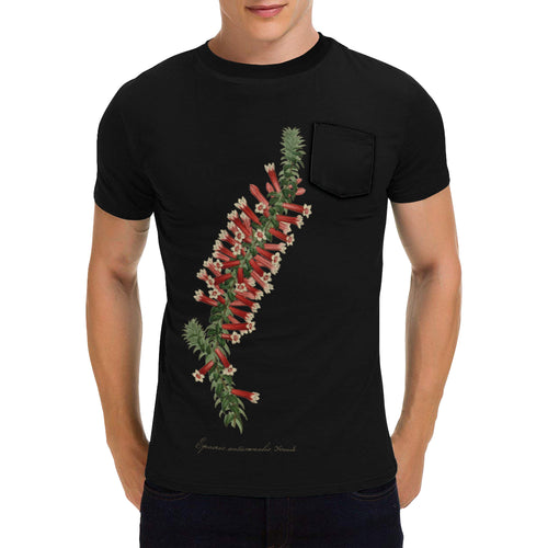 EPACRIS AUTUMNALIS Men's All Over Print T-Shirt with Chest Pocket (Model T56)