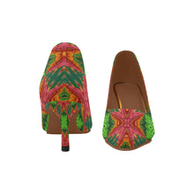 Load image into Gallery viewer, pattern 313 Women's Pointed Toe Low Heel Pumps (Model 053)