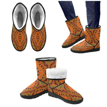Load image into Gallery viewer, Kente 9 Custom High Top Unisex Snow Boots (Model 047)