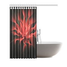 Load image into Gallery viewer, floral fract 2 red Shower Curtain 72"x72"