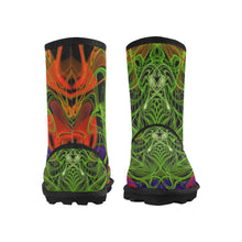 Load image into Gallery viewer, fract 18 Custom High Top Kid&#39;s Snow Boots (Model 050)