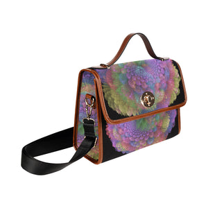 fractal spiral 1 Waterproof Canvas Bag/All Over Print (Model 1641)