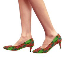 Load image into Gallery viewer, pattern 313 Women's Pointed Toe Low Heel Pumps (Model 053)