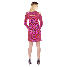 Load image into Gallery viewer, pattern 314 Cold Shoulder Long Sleeve Dress (Model D37)