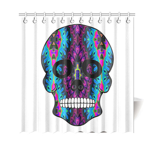 skull 6 Shower Curtain 69