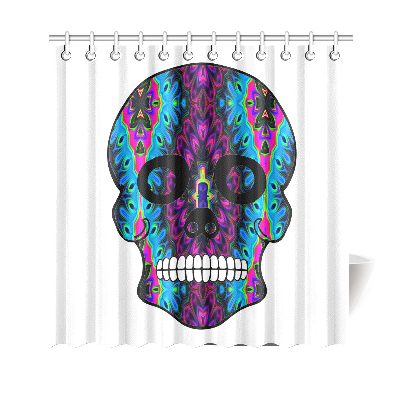 skull 6 Shower Curtain 69